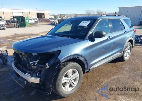 2020 Ford Explorer Xlt из США, поврежденный, VIN 1FMSK7DHXLGC27831